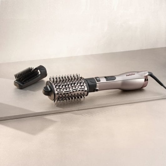 Brosse soufflante ionique en tourmaline-céramique BaByliss 1000 W avec 2 têtes de brosse, 2,2 m