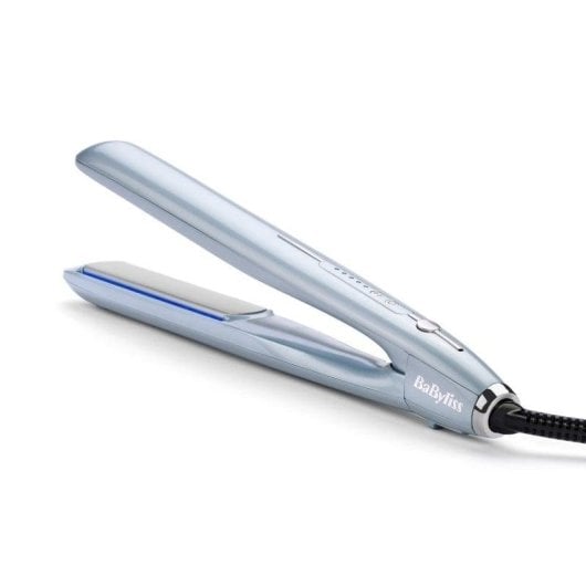 Prancha de Cabelo Cerâmica Profissional BaByliss Hydro-Fusion 230ºC 5 Definições Iónica LED Preto