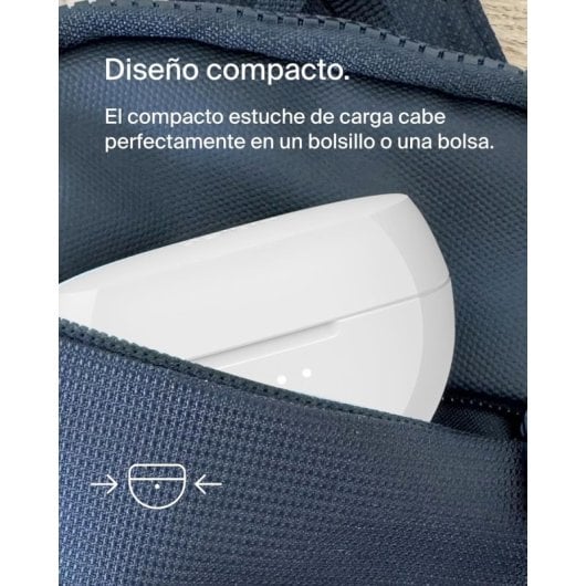 Auriculares Belkin inalámbricos Bluetooth 5.3 con resistencia al agua y control táctil