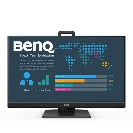 Monitor BenQ BL2486TC 23.8" FullHD 100Hz IPS USB-C Altura Ajustável 5ms
