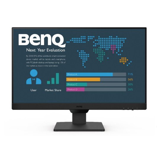 Monitor BenQ 23.8? 1080p 100Hz IPS Low Blue Light Flicker Free Altavoces VESA