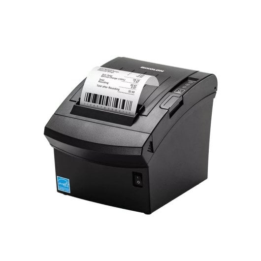 Stampante termica USB Ethernet Bixolon SRP-350plusV con supporto per taglio automatico e codici a barre