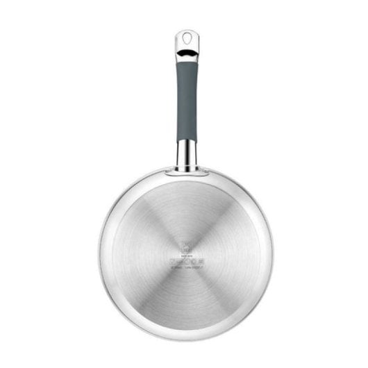 Frigideira BRA Master A451428 de 28 cm, aço inoxidável, antiaderente, sem PFAS, indução completa