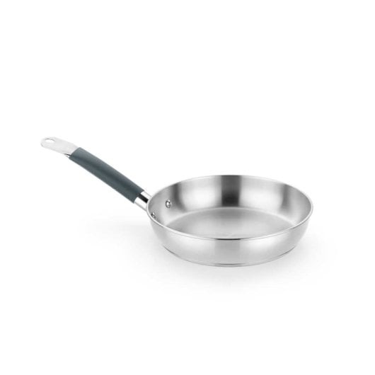 Frigideira BRA Master A451428 de 28 cm, aço inoxidável, antiaderente, sem PFAS, indução completa