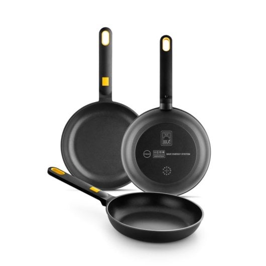 Frigideira antiaderente de indução completa BRA Daily Pro de 30 cm em alumínio fundido com teflon