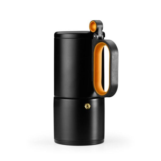 Cafetera de Cápsulas BRA Efficient 0,18L Acero Inoxidable Full Induction Naranja/Negro