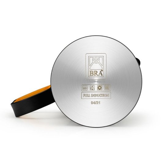 Cafetera de Cápsulas BRA Efficient 0,18L Acero Inoxidable Full Induction Naranja/Negro