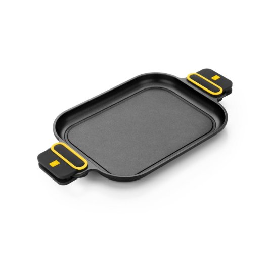 BRA Daily Pro Grelha antiaderente de alumínio fundido de indução completa 32 cm 970 g preto