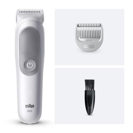 Bodygroomer Braun Series 5 BG5500 Kabellos 100min Nass- und Trockenrasur 1 Aufsatz Schnellladung