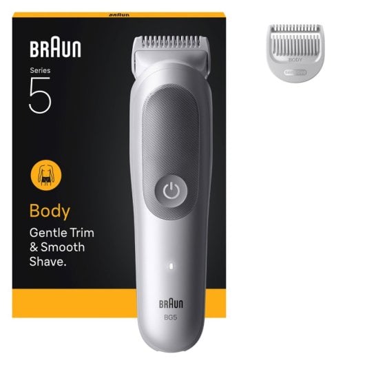 Braun Series 5 Body Trimmer, 100 % wasserdicht, SkinGuard, 100-Minuten-Akku