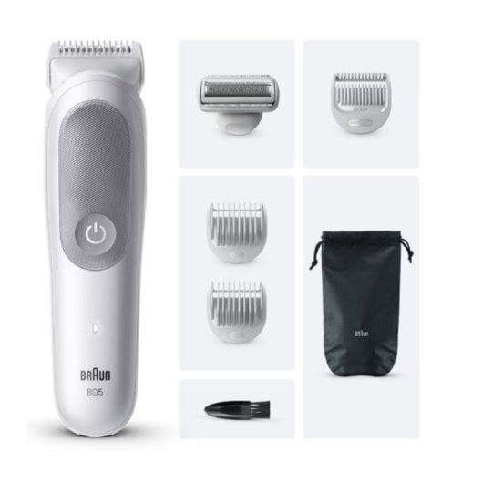 Aparador Braun Wet & Dry Cinzento Sem Fios Bateria Li-Ion 100min Acessórios x6 IPX7