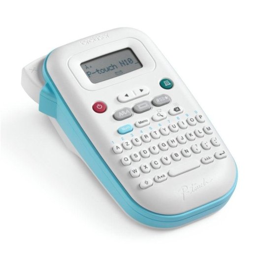 Impressora térmica portátil Brother PT-N10 com teclado QWERTY e ecrã LCD
