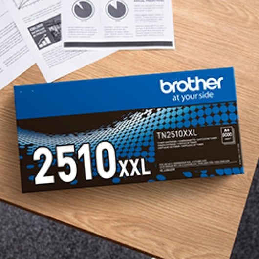 Toner preto de alto rendimento Brother TN2510XXL para MFC-L2960DW e HL-L2865DW