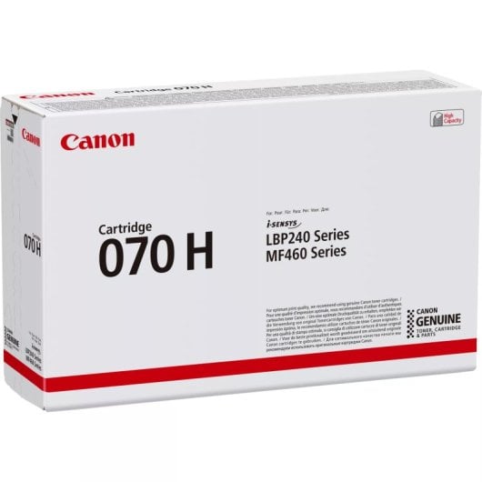 Canon 070H Schwarz Original Tonerkartusche mit hoher Reichweite, 10200 Seiten, i-SENSYS