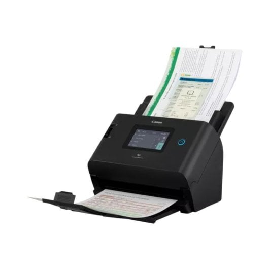 Canon DR-S350NW Scanner (600 x 600 DPI, 50 Seiten/Min., Duplex-ADF, WLAN, Ethernet, LCD, Schwarz)