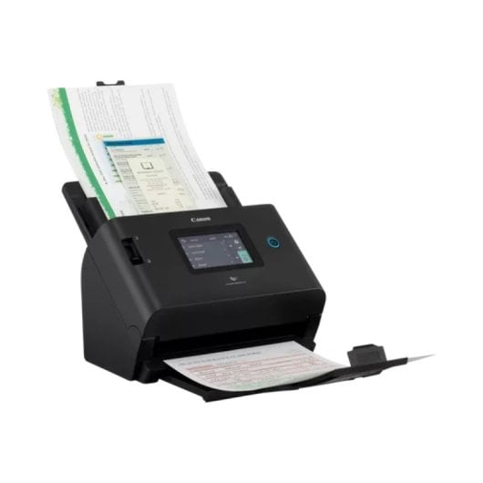 Canon DR-S350NW Scanner (600 x 600 DPI, 50 Seiten/Min., Duplex-ADF, WLAN, Ethernet, LCD, Schwarz)