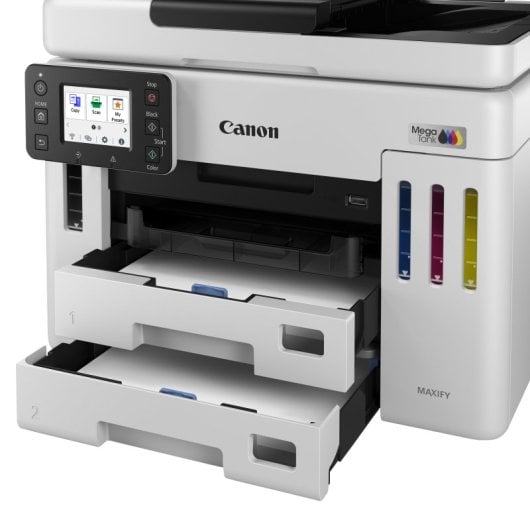 Impressora multifunções a cores Canon Inkjet MAXIFY GX 7150 WiFi Ethernet ADF Duplex LCD