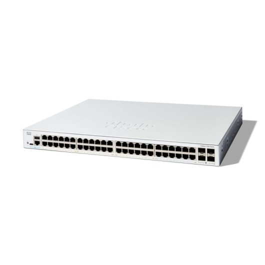 Cisco Switch 48 RJ-45 Ethernet 4 SFP L2/L3 1400 MHz 1024 MB AC Weißmetall