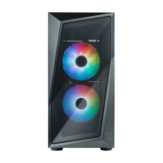 Cooler Master CMP 320 Mini Tower Nero ARGB Vetro Temperato Micro ATX Case per PC