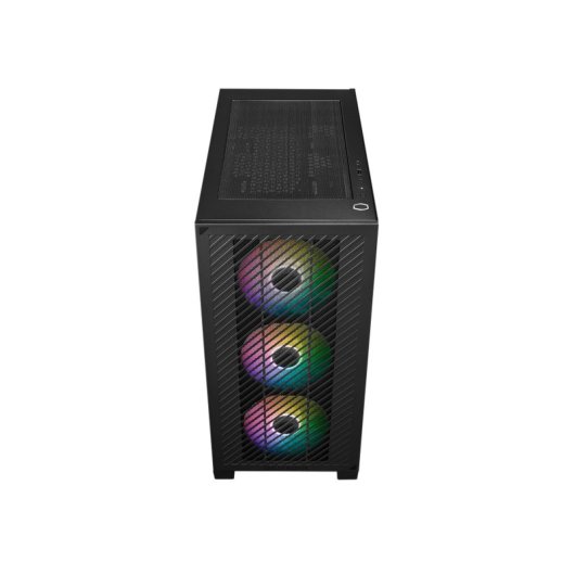 Caja Cooler Master Elite 301 Mini Tower Vidrio Templado 3x120mm RGB Negro