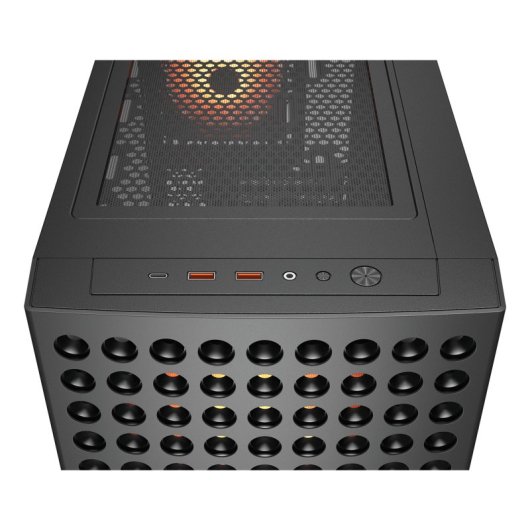 Tour Cougar Airface ECO RGB noire 2x180 mm RGB EATX avec vitre latérale