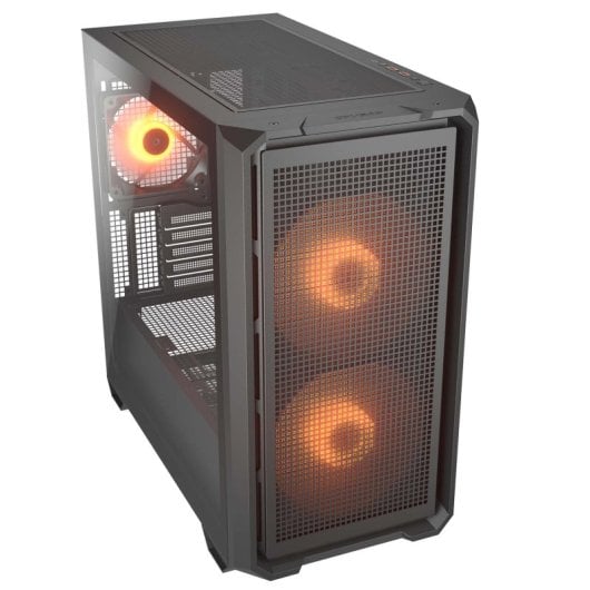 Cougar MX600 MINI torre da gioco nera, Mini Tower, micro ATX, 2x160mm ARGB, USB-C