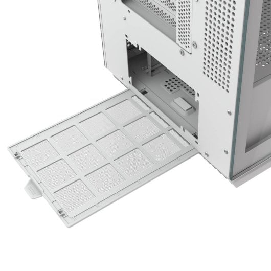 Torre Cougar FV270 RGB Cristal Templado Curvado ATX/EATX/420mm GPU/Panel USB-C Blanco
