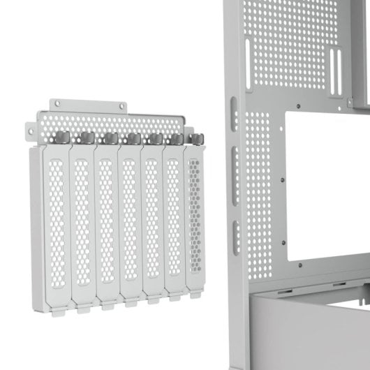 Torre Cougar FV270 RGB Cristal Templado Curvado ATX/EATX/420mm GPU/Panel USB-C Blanco