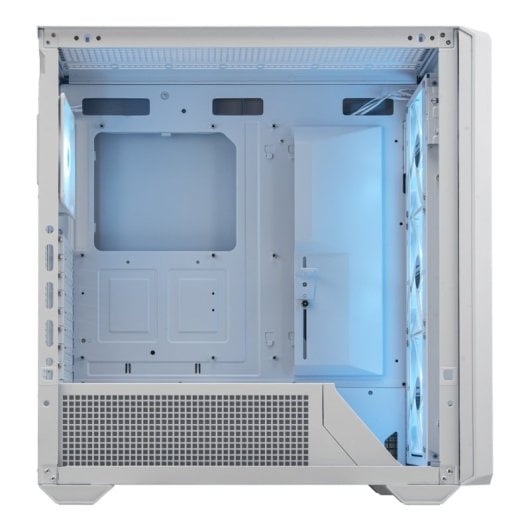 Cougar MX600 RGB, weißes Full-Tower-PC-Gehäuse mit Glasfenster, E-ATX-Unterstützung, 4 x 2,5 Zoll, 3 x 140 mm Lüfter