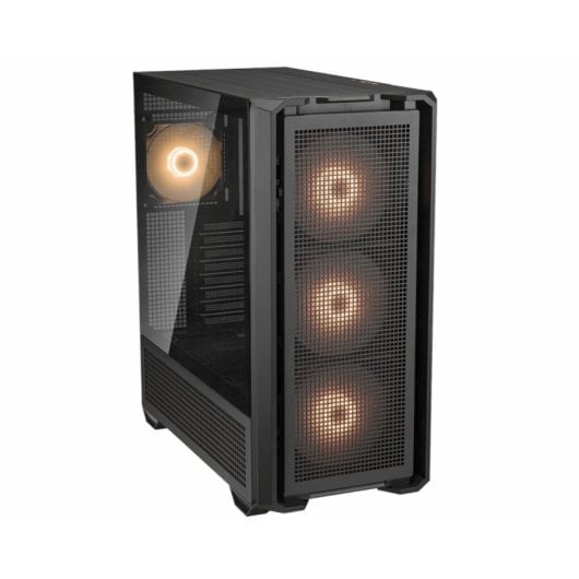 Cougar Full Tower Schwarz ATX/EATX RGB Fenster 4x2,5″ 1x3,5″ gehärtetes Glas
