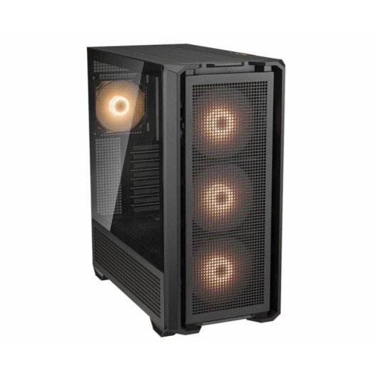 Gehäuse Full Tower Cougar Schwarz ATX/EATX Fenster RGB 4x2.5" 1x3.5" Gehärtetes Glas