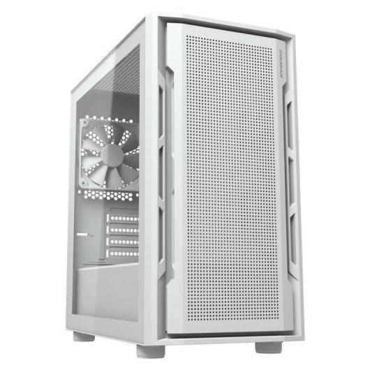 Caja PC Cougar Uniface Mini Compacta Blanca Cristal Templado Soporte GPU 340mm 6 Ventiladores