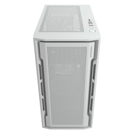 Caja PC Cougar Uniface Mini Compacta Blanca Cristal Templado Soporte GPU 340mm 6 Ventiladores