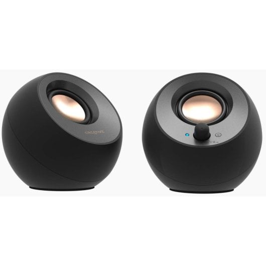 Altavoces Creative 2.0 Bluetooth USB-C 8W Wireless negros con entrada auxiliar