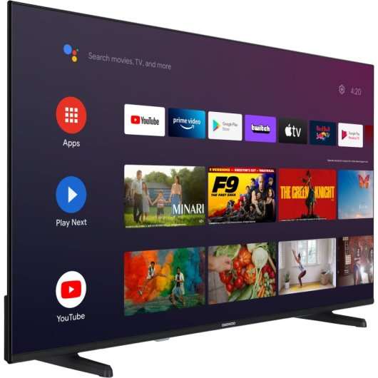TV Daewoo 43DM62QA QLED 43" UltraHD 4K Android TV HDR Dolby Vision Direct-LED Smart TV