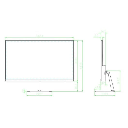 Monitor Dahua 23.8? 1080p 75Hz VA HDMI/VGA VESA Gris