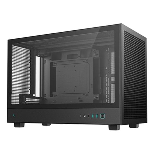 Caja PC DeepCool CH260 Negro Micro ATX Vidrio Templado USB-C 4 Slots