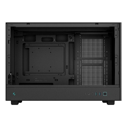 Caja PC DeepCool CH260 Negro Micro ATX Vidrio Templado USB-C 4 Slots