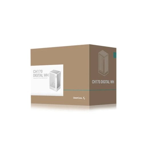 Caja PC DeepCool CH510 Blanco Mini-ATX Display LED USB Tipo C ABS/SPCC