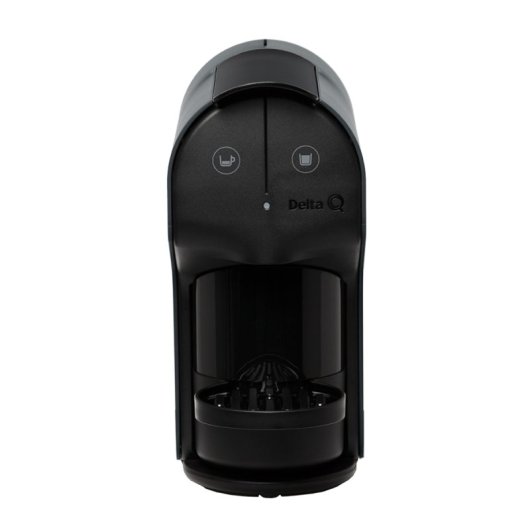 Delta Q QUICK 0,8 l 1200 W schwarze Kapsel-Kaffeemaschine für die Arbeitsplatte