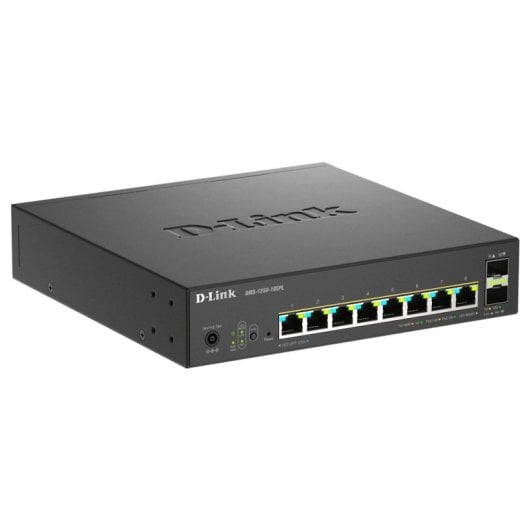 D-Link 10-Port Managed Switch 8 Gigabit-Ports + 2 SFP
