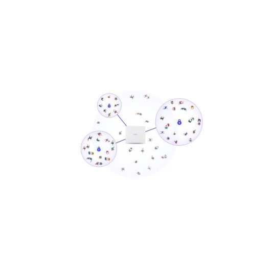 Punto de Acceso D-Link WiFi 6 AX3000 PoE MU-MIMO 4x Antenas 2.5Gbps Pared Blanco