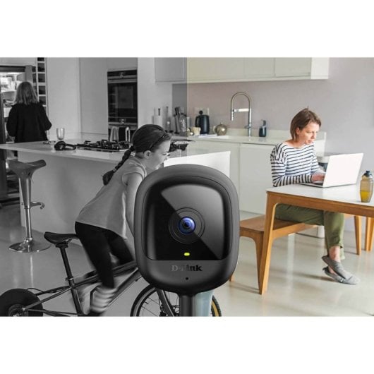 Cámara IP D-Link Full HD 1080p visión nocturna y detección de movimiento WiFi/microSD