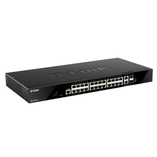 D-Link DGS-1520-28/E Managed Switch 26 RJ45-Ports 2 SFP+ L3 stapelbar 128 Gbit/s