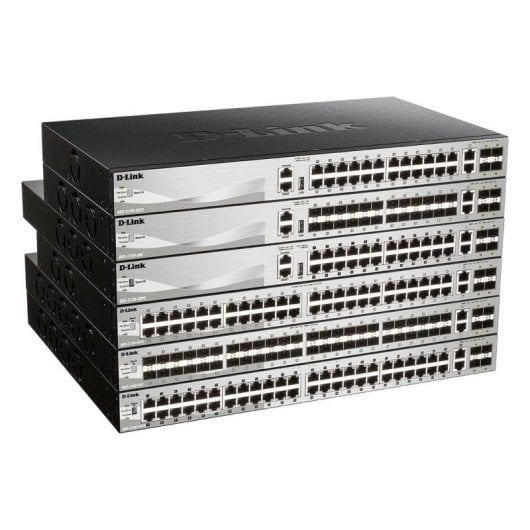 Switch D-Link DGS-3130-30PS/E 24 RJ-45 Gigabit PoE+ 4 SFP+ Apilável L3 Gerido