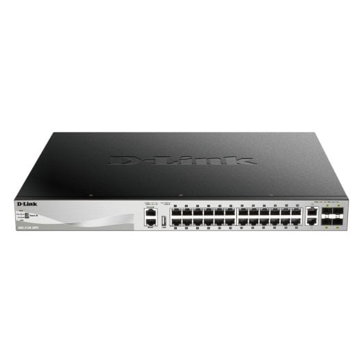Commutateur géré empilable L3 D-Link DGS-3130-30PS/E 24 ports RJ-45 Gigabit PoE+ 4 ports SFP+