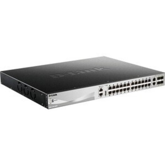 Switch D-Link DGS-3130-30PS/E 24 RJ-45 Gigabit PoE+ 4 SFP+ Apilável L3 Gerido