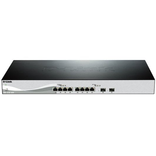 Commutateur Ethernet 8x10G D-Link DXS-1210-10TS 2xSFP+ géré L2/L3 Rack 1U VLAN Sécurité