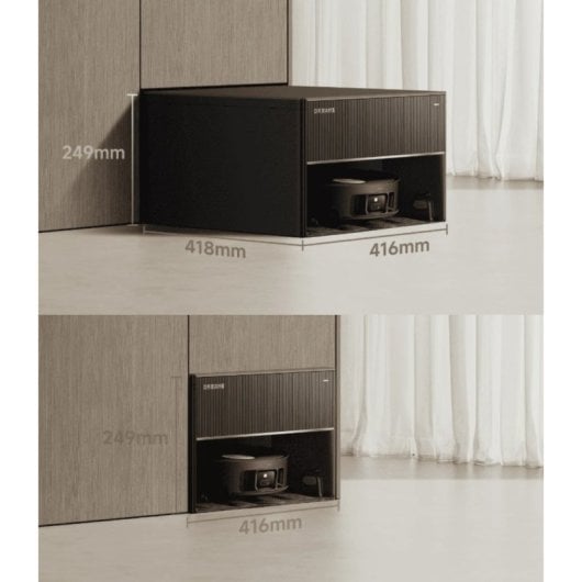 Robot Aspirador y Friegasuelos Dreame X50 Master con Autovaciado Mantenimiento Mínimo 20.000Pa IA