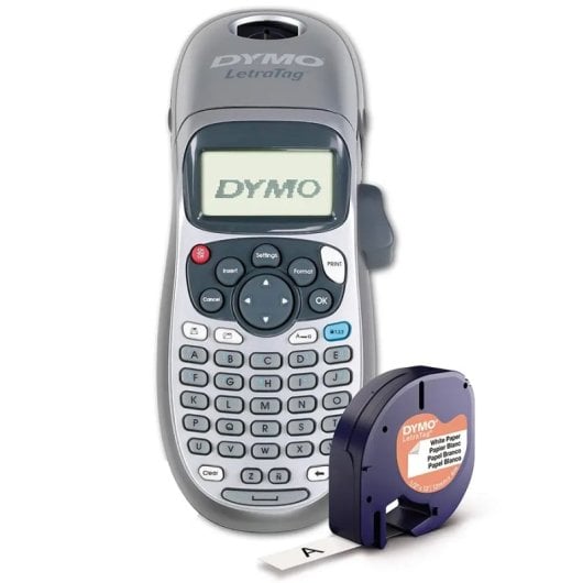 Impressora térmica direta sem fios Dymo Ecrã LCD ABC Botões prateados